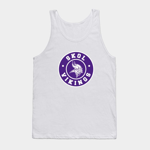 SKOL VIKINGS Tank Top by BURN444